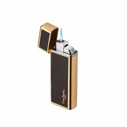 Briquet Pierre Cardin Jet Noir & Doré – Image 2