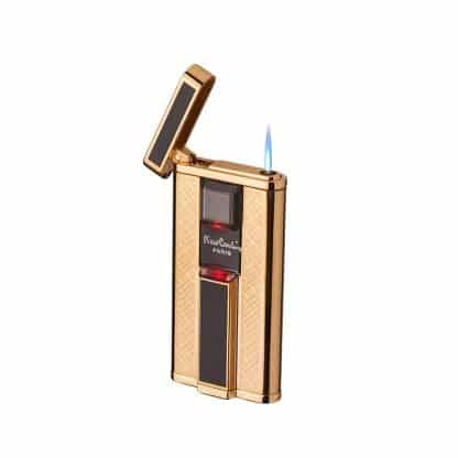 Briquet Pierre Cardin Digital Doré & Noir – Image 2