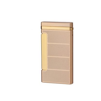 Briquet Pierre Cardin Strié Doré – Image 3