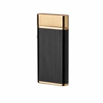 Briquet Pierre Cardin Double Voltage Noir & Doré – Image 3
