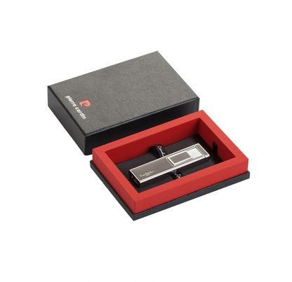 Briquet Pierre Cardin USB Noir & Argent – Image 6