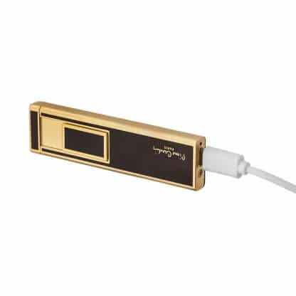Briquet Pierre Cardin USB Noir & Doré – Image 4