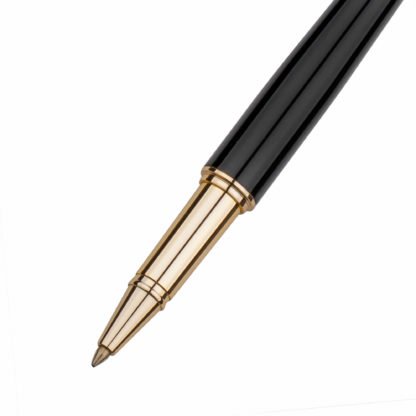 Stylo Pierre Cardin Roller Plaqué Or et Noir – Image 3
