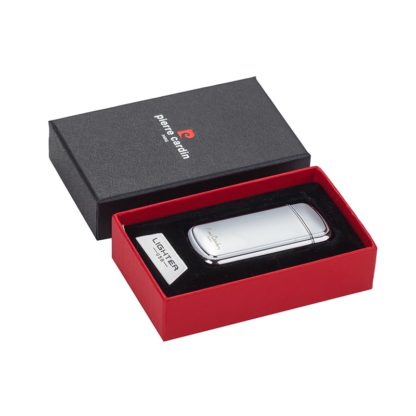Briquet Pierre Cardin Shake Argenté – Image 3