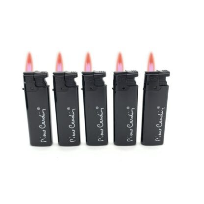 5 x Briquet Pierre Cardin Paris Noir – Image 2