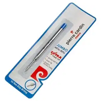 Recharge Stylo Pierre Cardin Jumbo Metal Refill Extra Fine TIP - Couleur Bleue